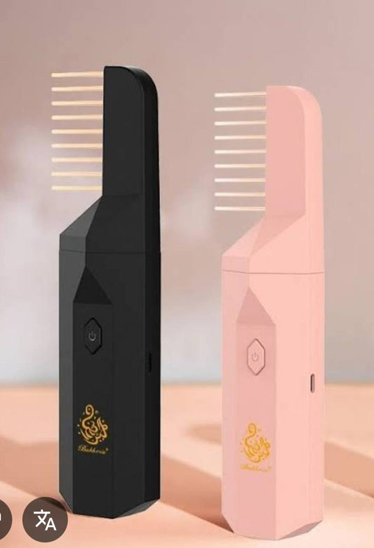 مبخرة كهربائية إلكترونية محمولة بمنفذ USB لتبخير الشعر، تصميم إسلامي عربي قابل لإعادة الشحن